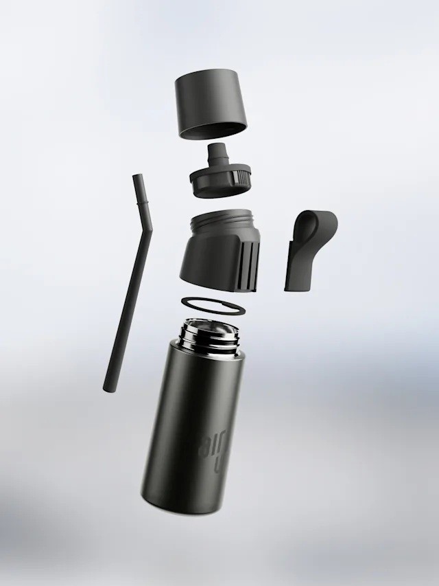 Air Up Gen 2 Steel Schwarz | AUP24925